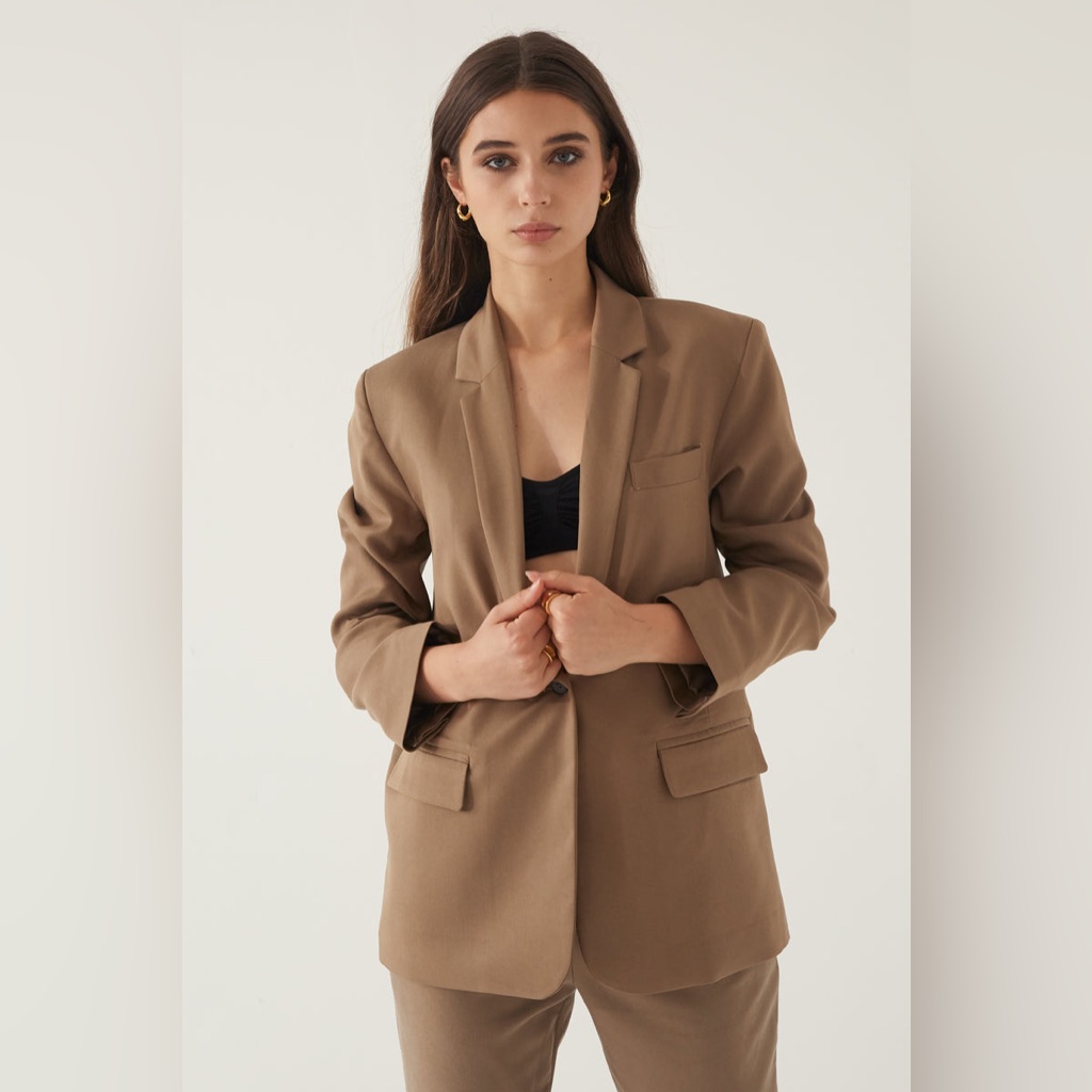 Almina Concept | The Oversized Tencel Blazer (Nwot)